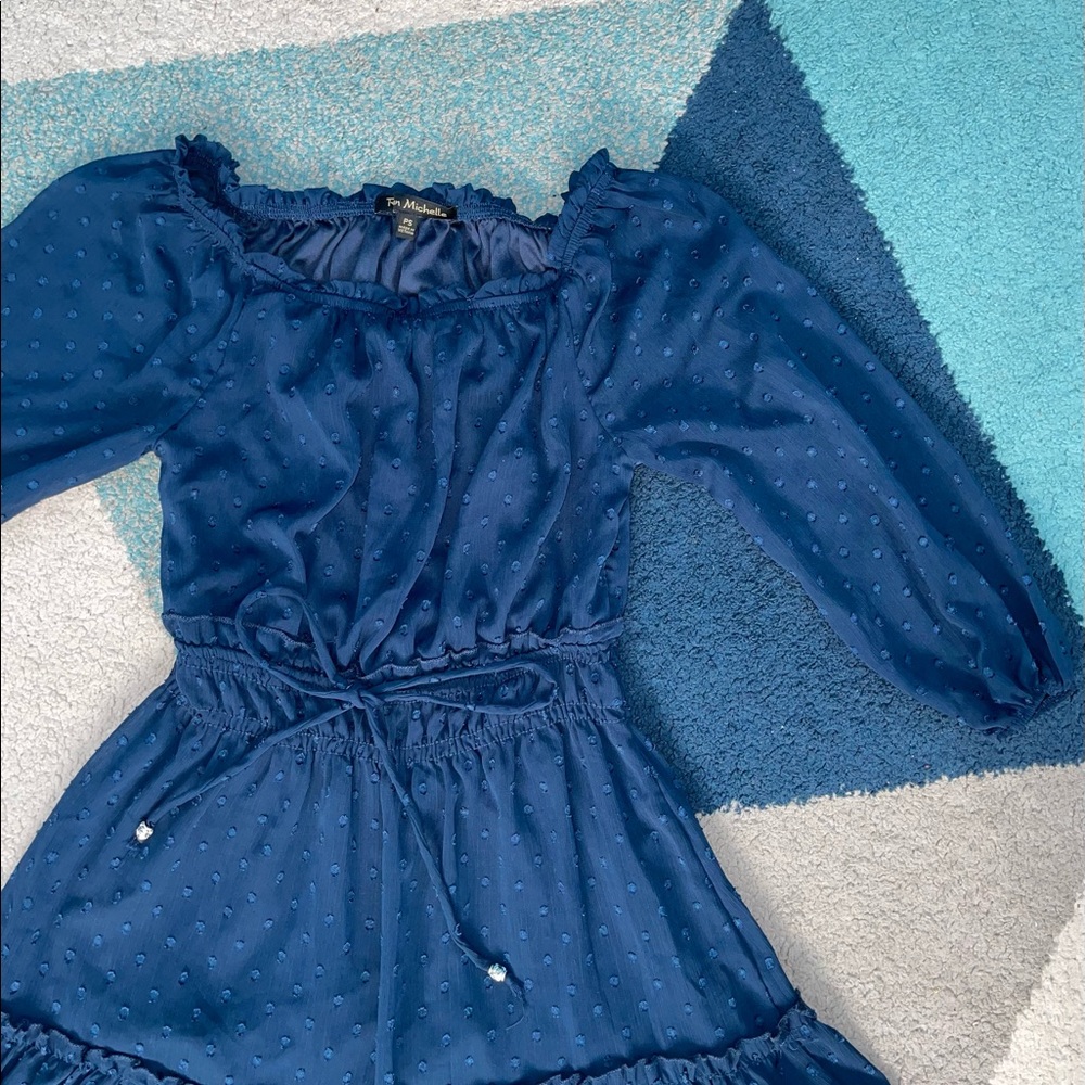 Petite Navy Blue Dress